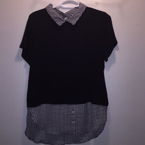 Elle collared blouse